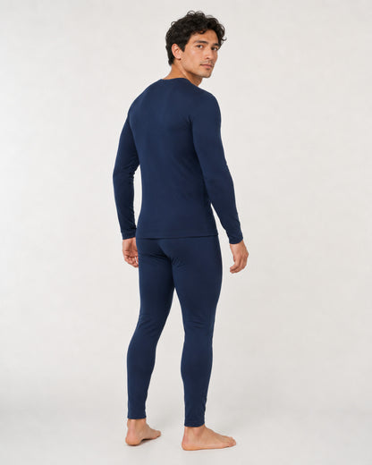THERMIÉ Men's Navy Thermal Base Layer Set