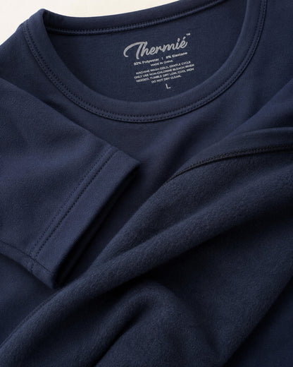 THERMIÉ Men's Navy Thermal Base Layer Set